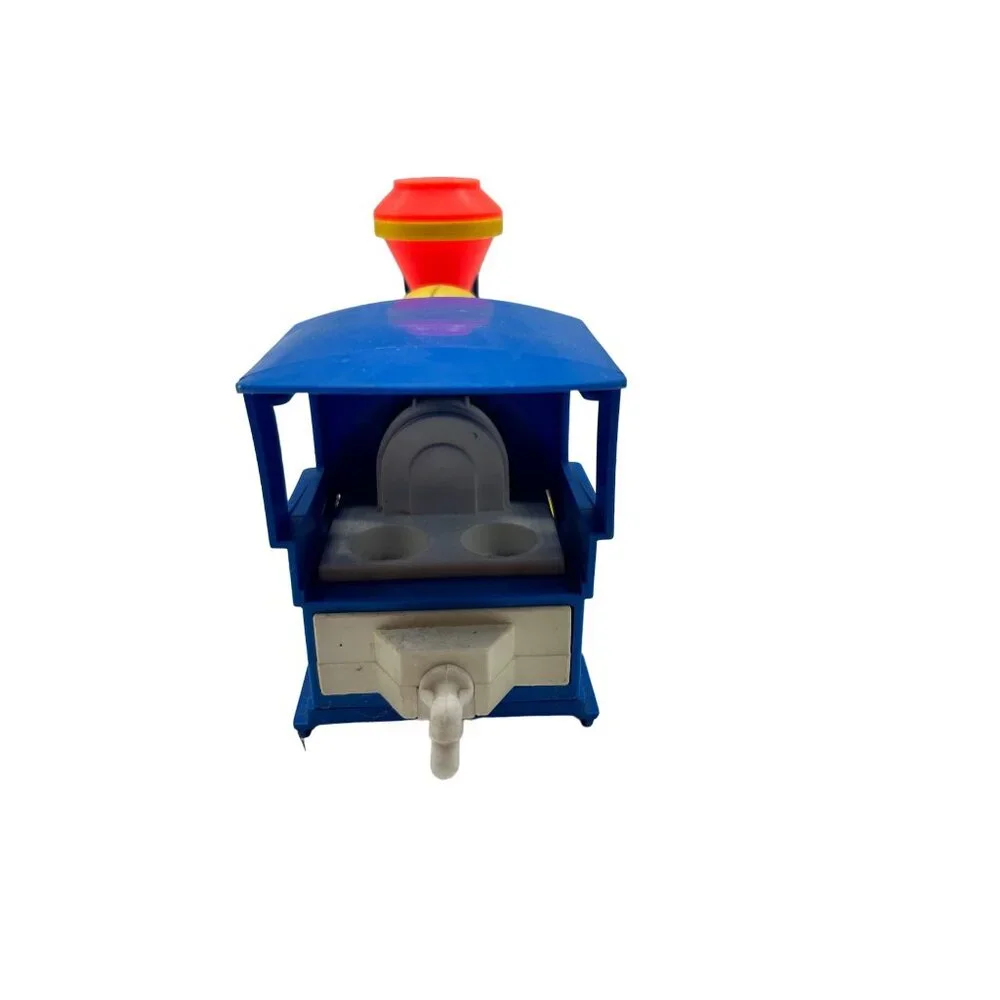Vtg 1986 Fisher Price Circus Express Train 2581 Whistle Sound Engine‎ Pull Toy